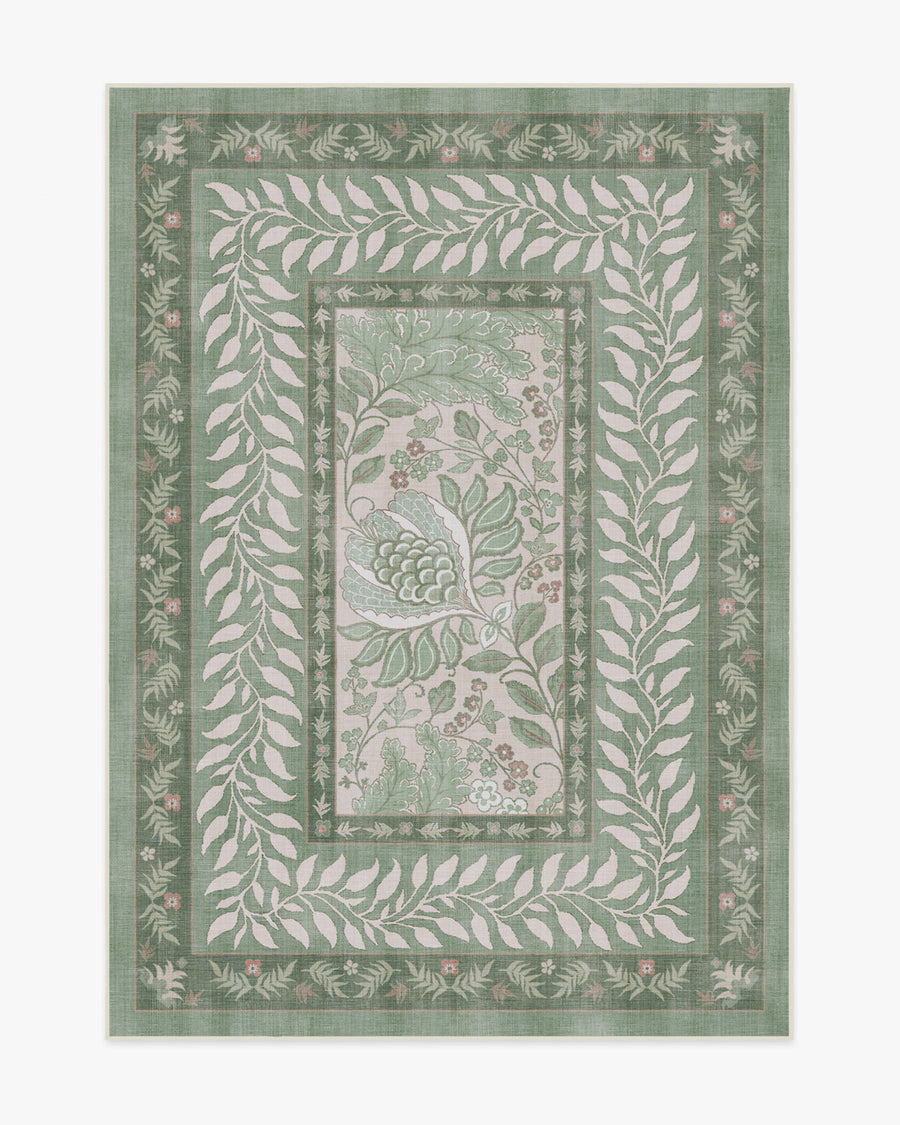 Provence — Halı, Adaçayı, AREA, beyaz zemin, 5x7