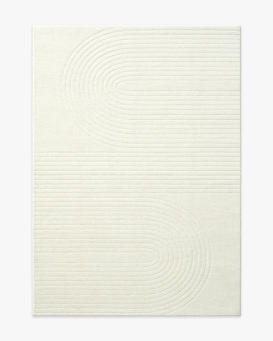 Arlo — Halı, Soft Beyaz, AREA, beyaz zemin, 5x7