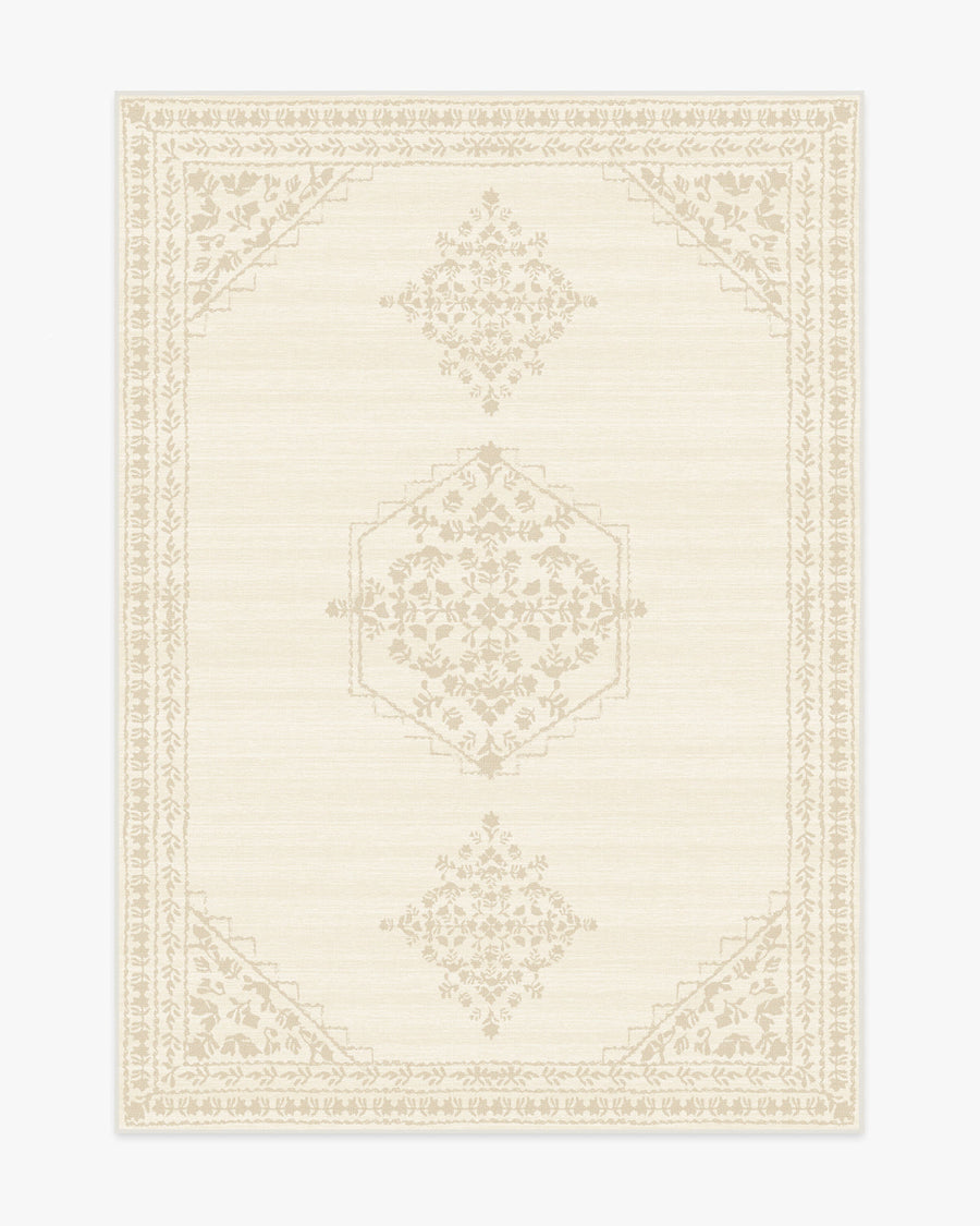 Alette — Halı, Fildişi, AREA, beyaz zemin, 5x7