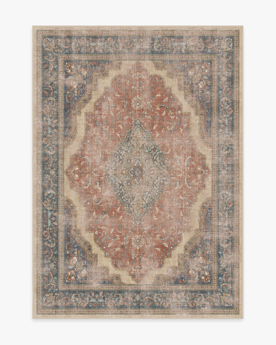 Adeline — Halı, Antique Kırmızı, AREA, beyaz zemin, 5x7