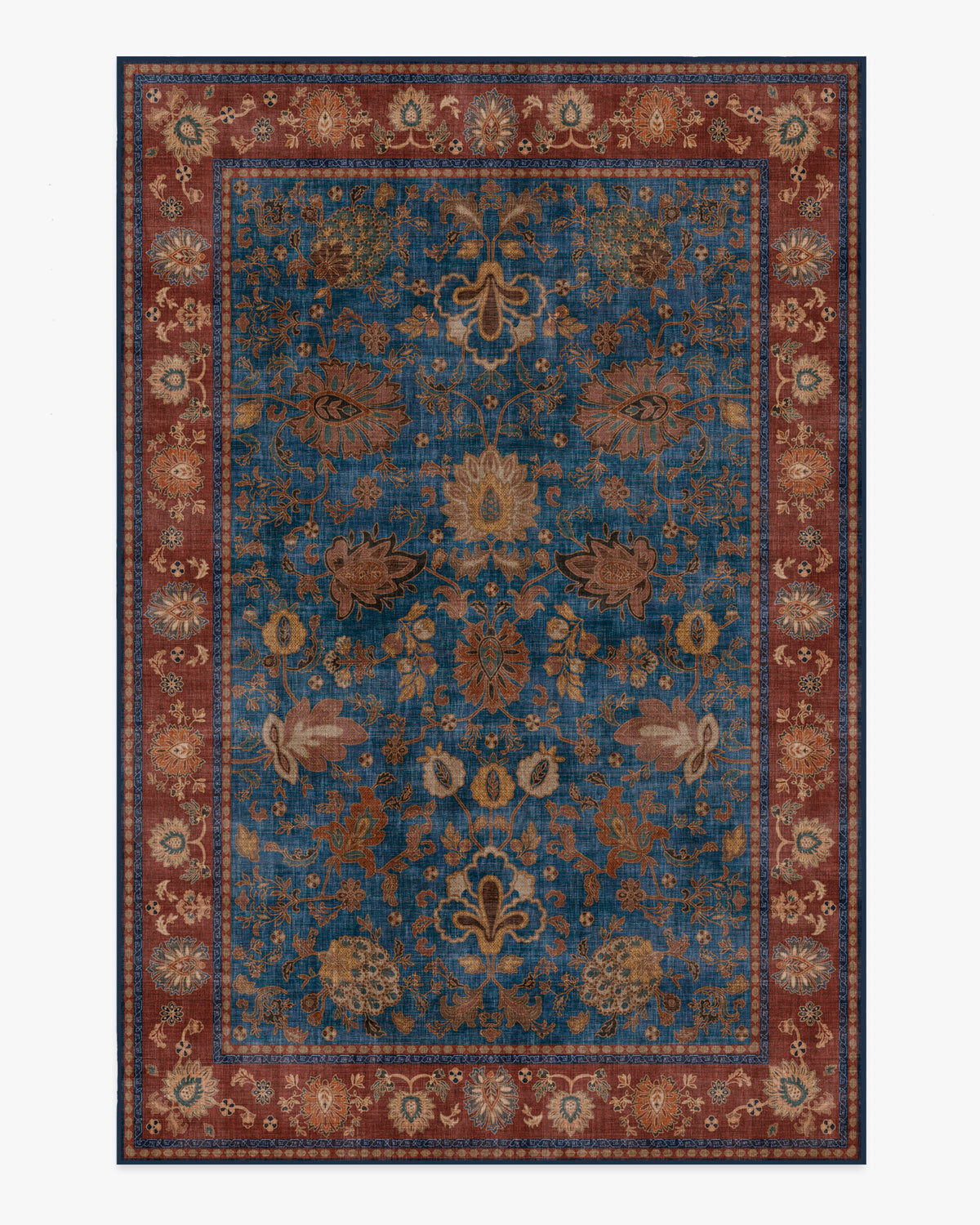 Miere — Halı, Golden Kahverengi, AREA, beyaz zemin, 6x9