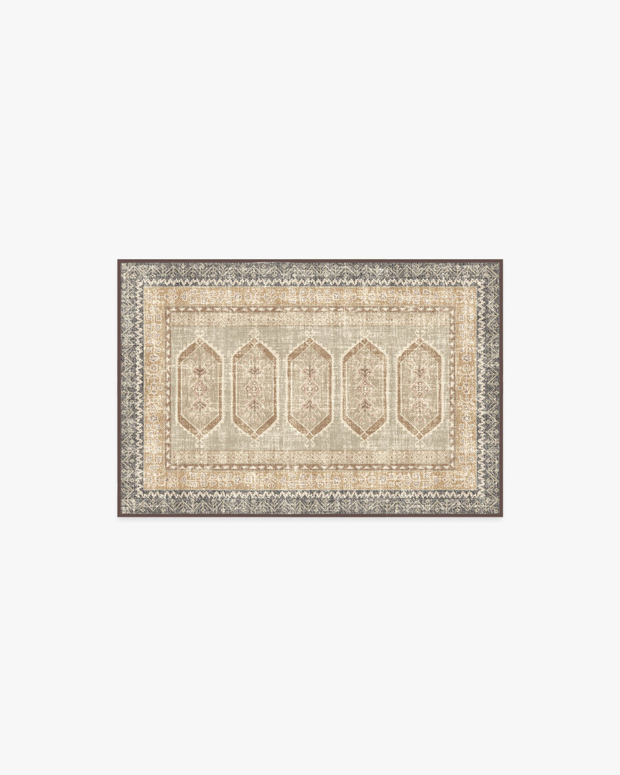 Tawnie — Halı, Kahverengi, AREA, beyaz zemin, 2x3