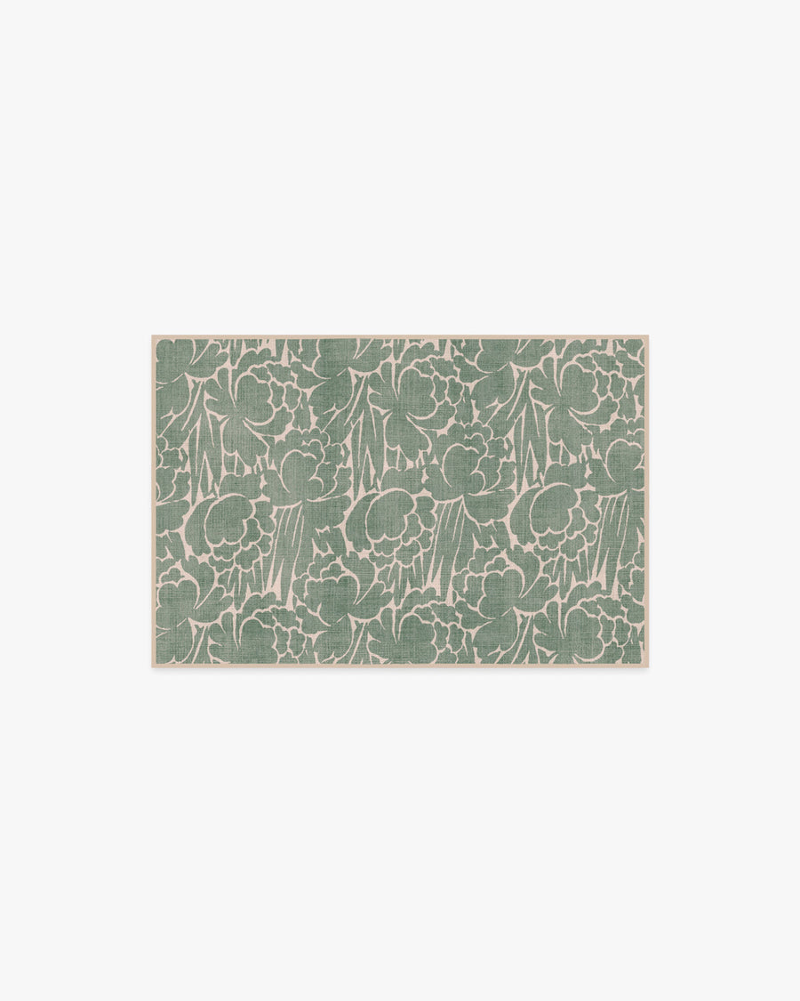 Corrine — Halı, Adaçayı Yeşili, AREA, beyaz zemin, 2x3