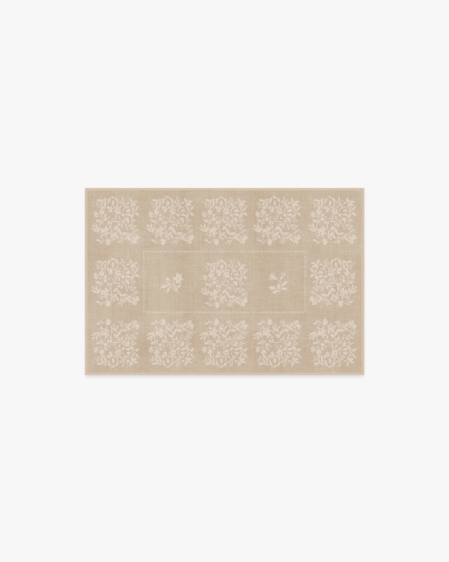 Iona — Halı, Doğal ve Krem, AREA, beyaz zemin, 2x3