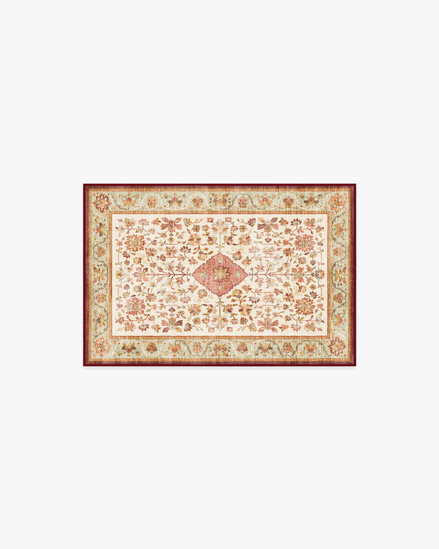 Mina — Halı, Warm Krem Pas, AREA, beyaz zemin, 2x3