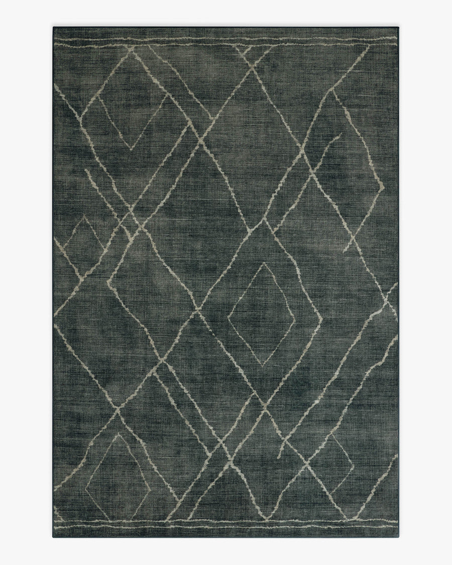 Matera — Halı, Antrasit, AREA, beyaz zemin, 6x9