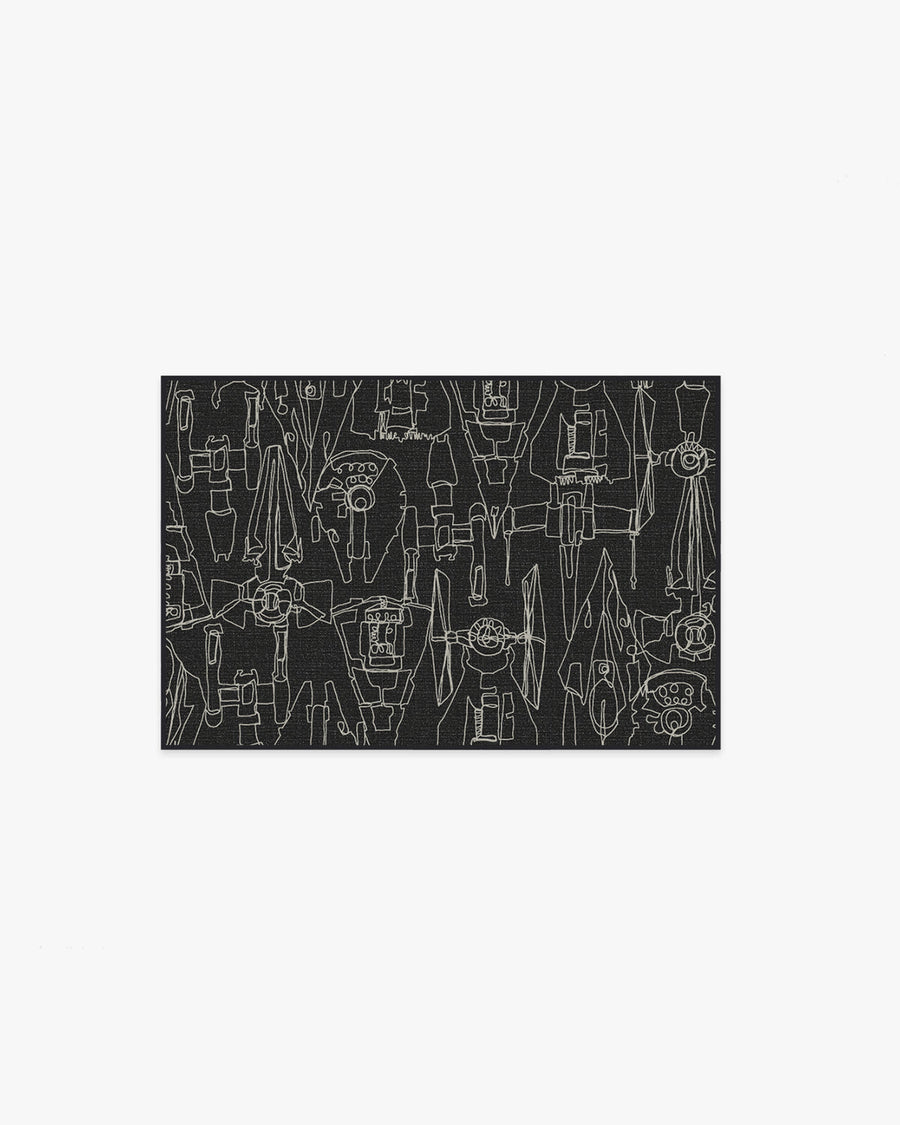 Armada — Halı, Siyah, AREA, beyaz zemin, 2x3