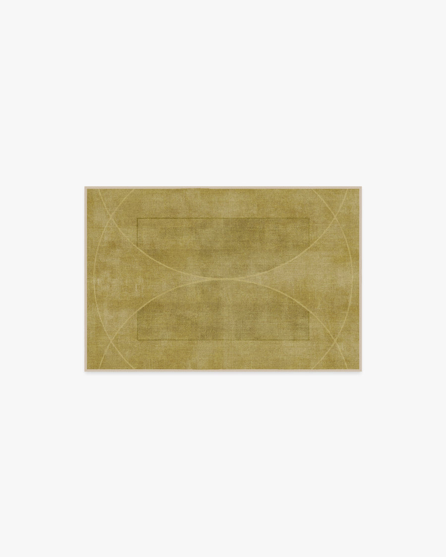 Ayla — Halı, Altın, AREA, beyaz zemin, 2x3