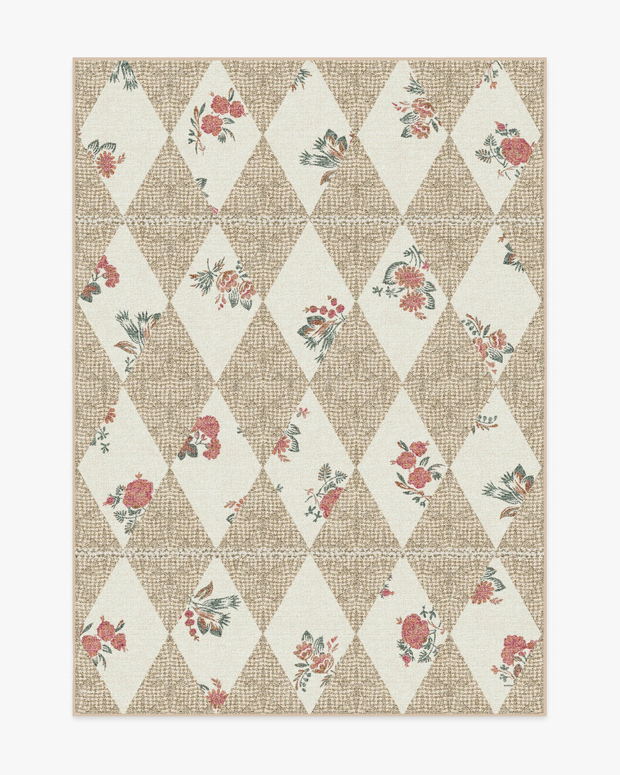 Posie — Halı, Fildişi, AREA, beyaz zemin, 5x7