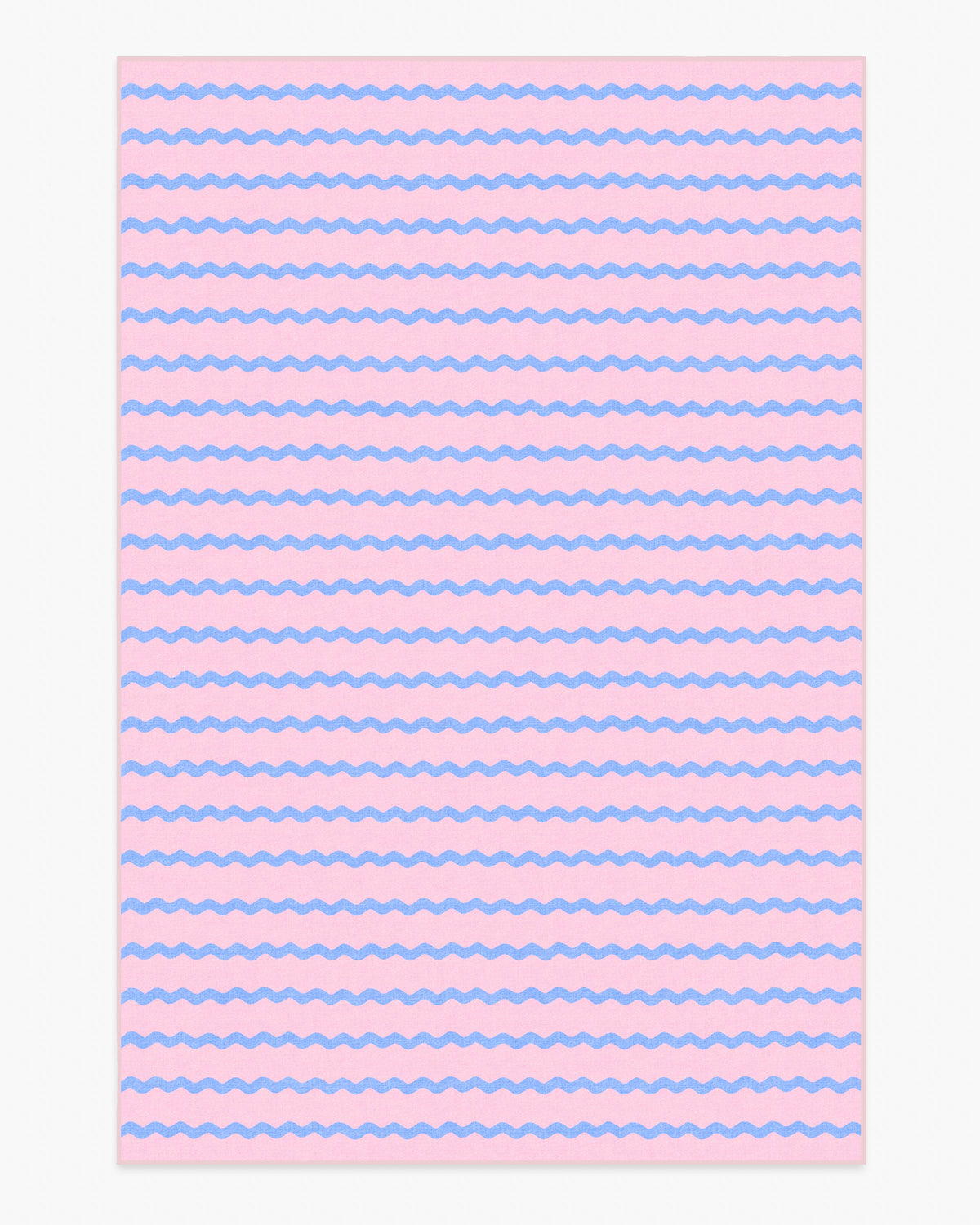 Giggle Squiggle — Halı, Pembe, AREA, beyaz zemin, 6x9