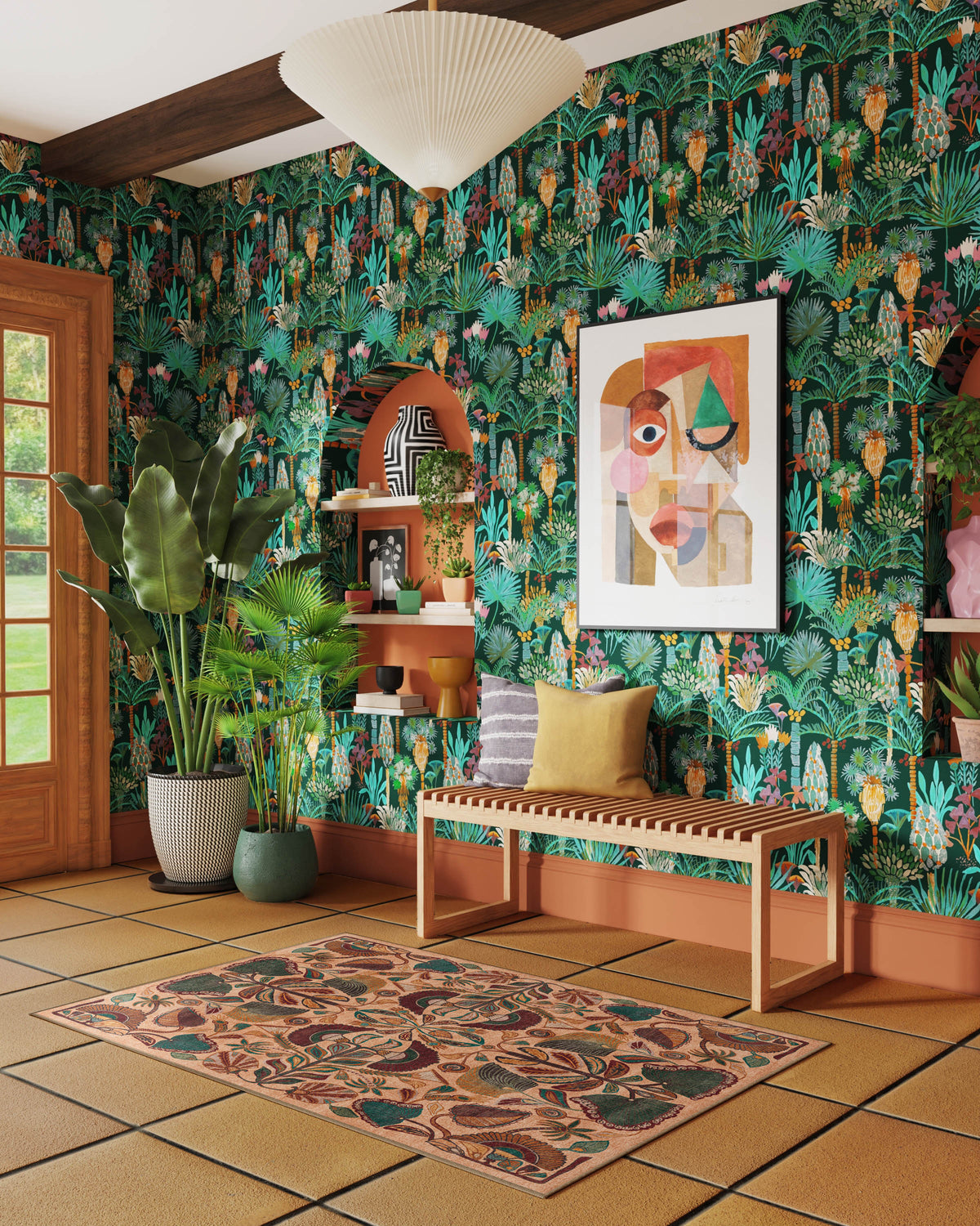 Justina Blakeney Georgia — Halı, Kaleidoscope, AREA, yaşam alanı, 3x5