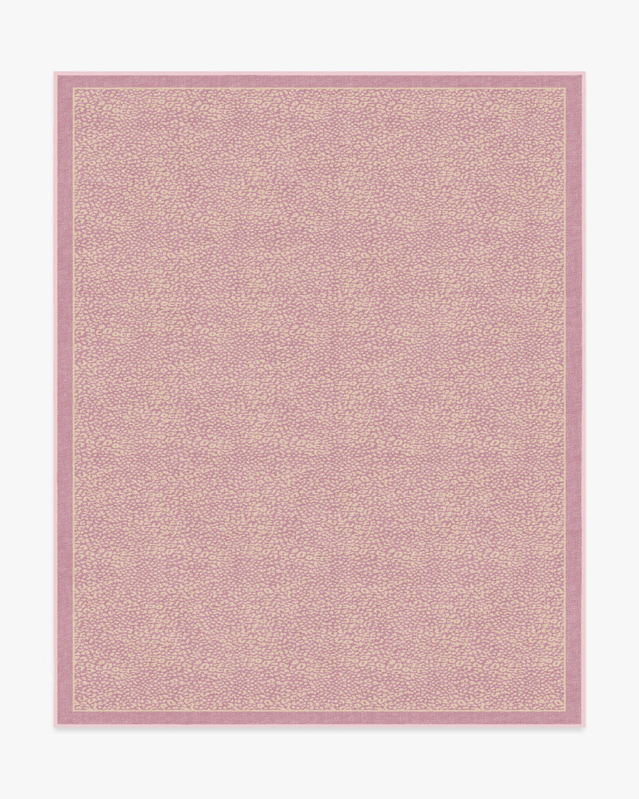 Cheeky Cheetah — Halı, Pembe, AREA, beyaz zemin, 8x10