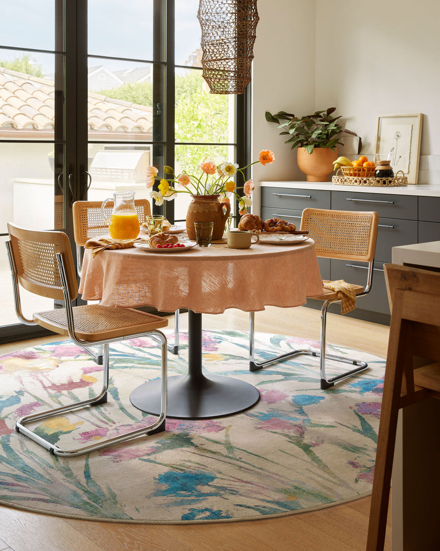 Abeline — Halı, Çok Renkli, ROUND, yaşam alanı, 8R