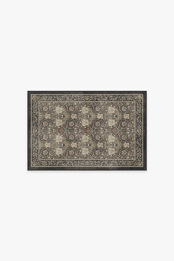 Morris And Co Honeysuckle Tulip — Halı, Koyu Ahşap, AREA, beyaz zemin, 2x3