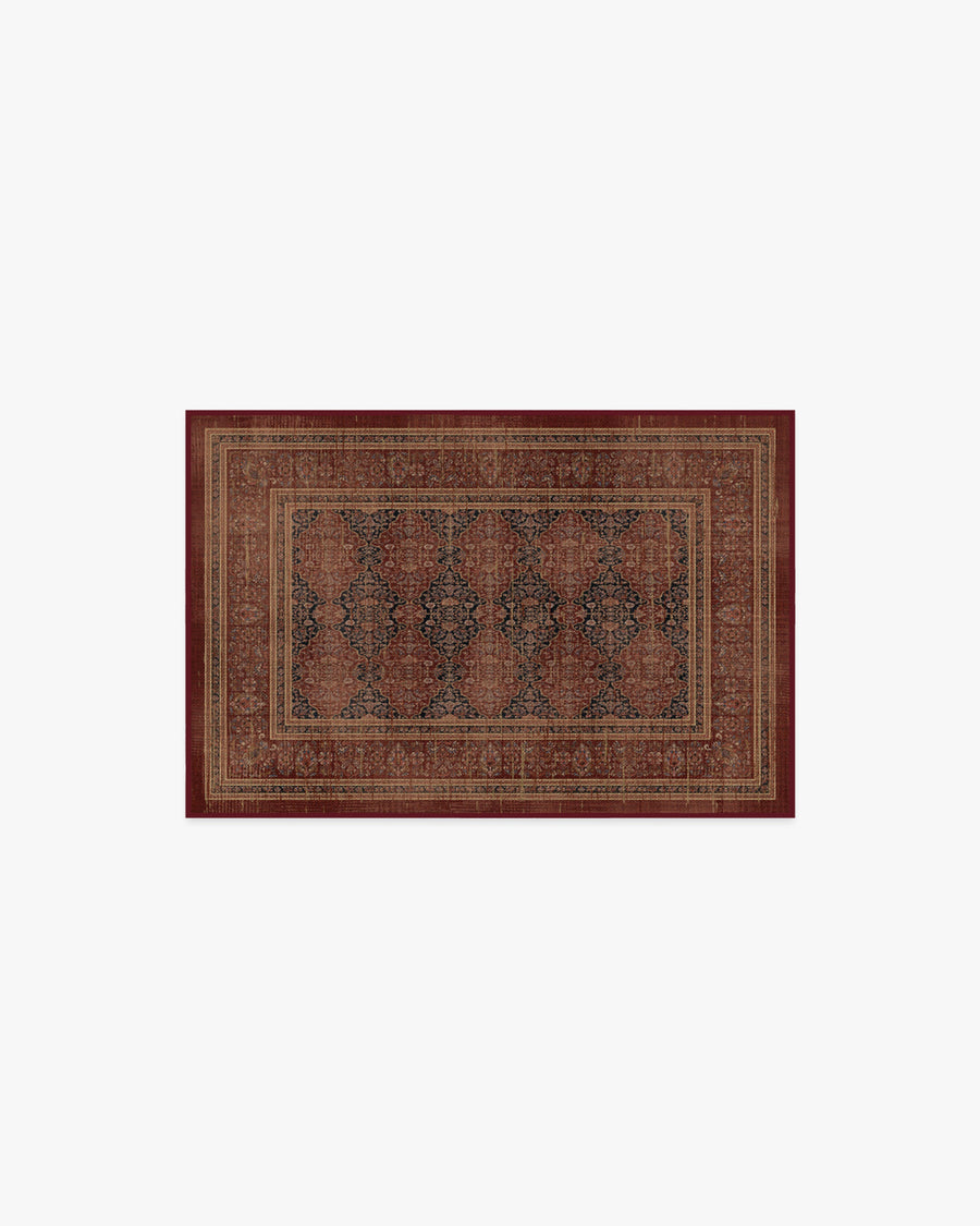 Vesper — Halı, Kehribar Kırmızı, AREA, beyaz zemin, 2x3