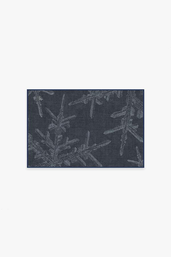 Snowflake — Halı, Lacivert, AREA, beyaz zemin, 2x3