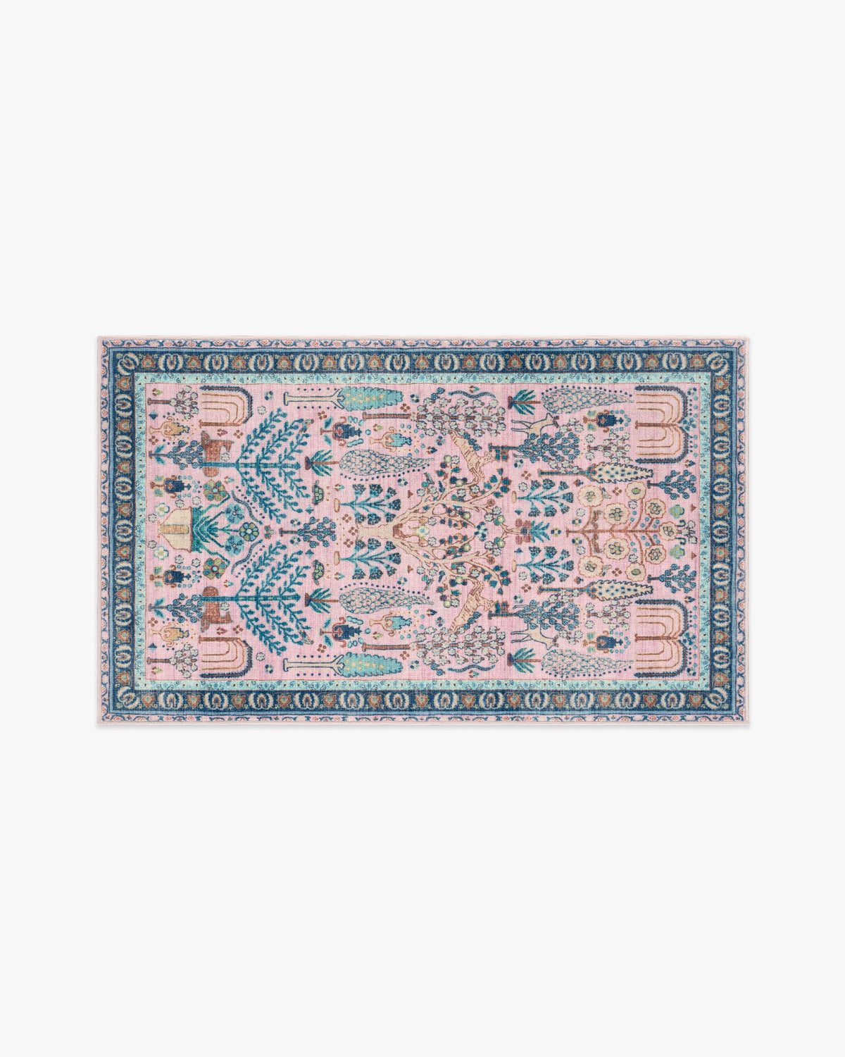 Julietta — Halı, Yumuşak Pembe, AREA, beyaz zemin, 3x5