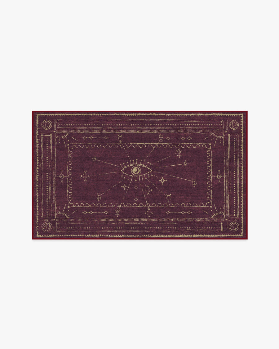 Velith — Halı, Bordo, AREA, beyaz zemin, 3x5