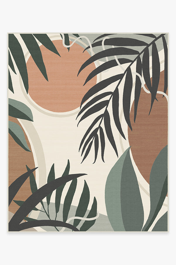 Tulum — Halı, Desert Adaçayı Yeşil, AREA, beyaz zemin, 8x10