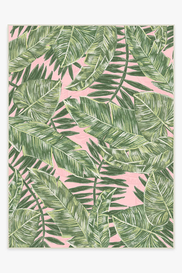 Filifera Palm — Halı, Pembe, AREA, beyaz zemin, 9x12