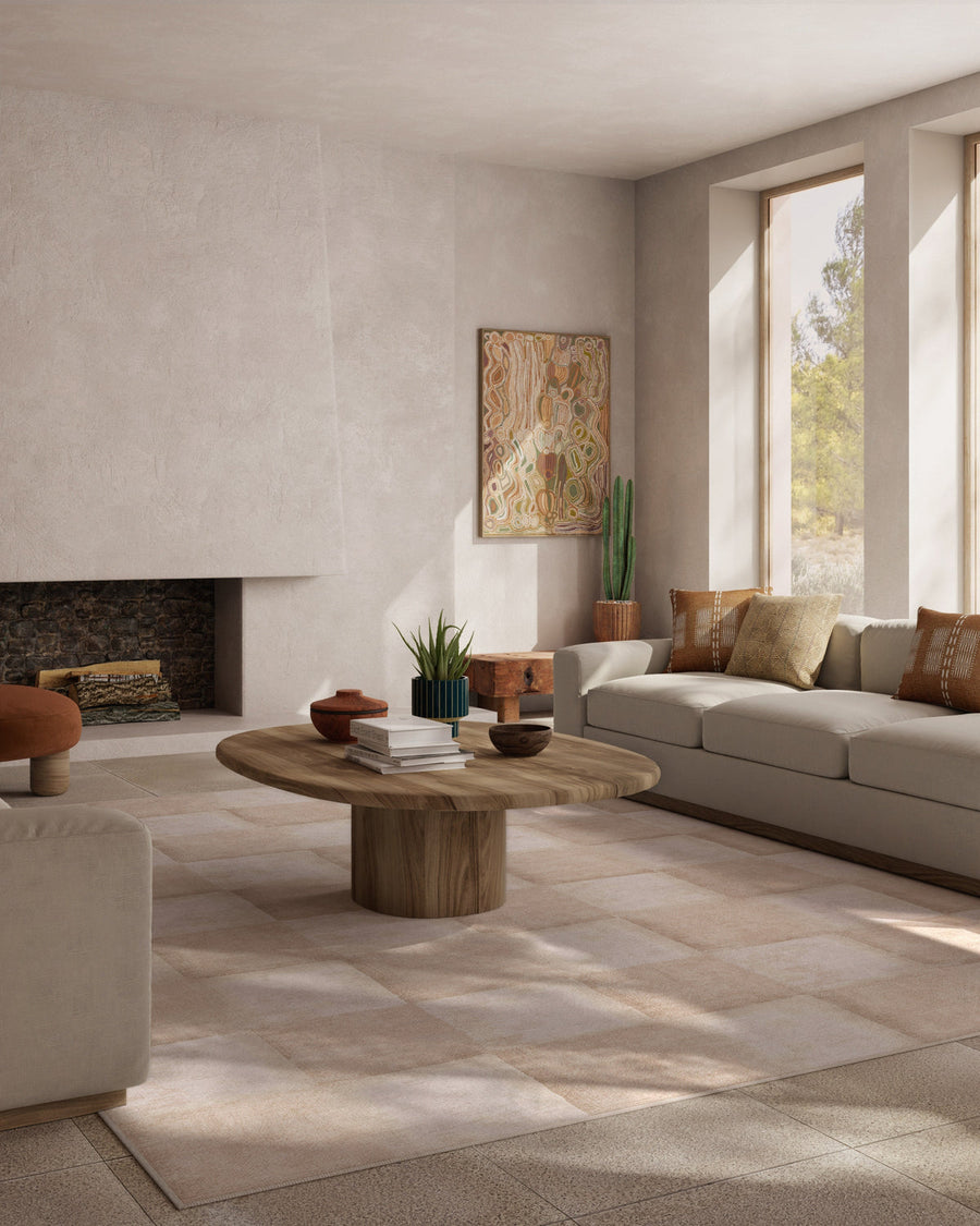 Hearth Check — Halı, Nötr, AREA, yaşam alanı, 9x12