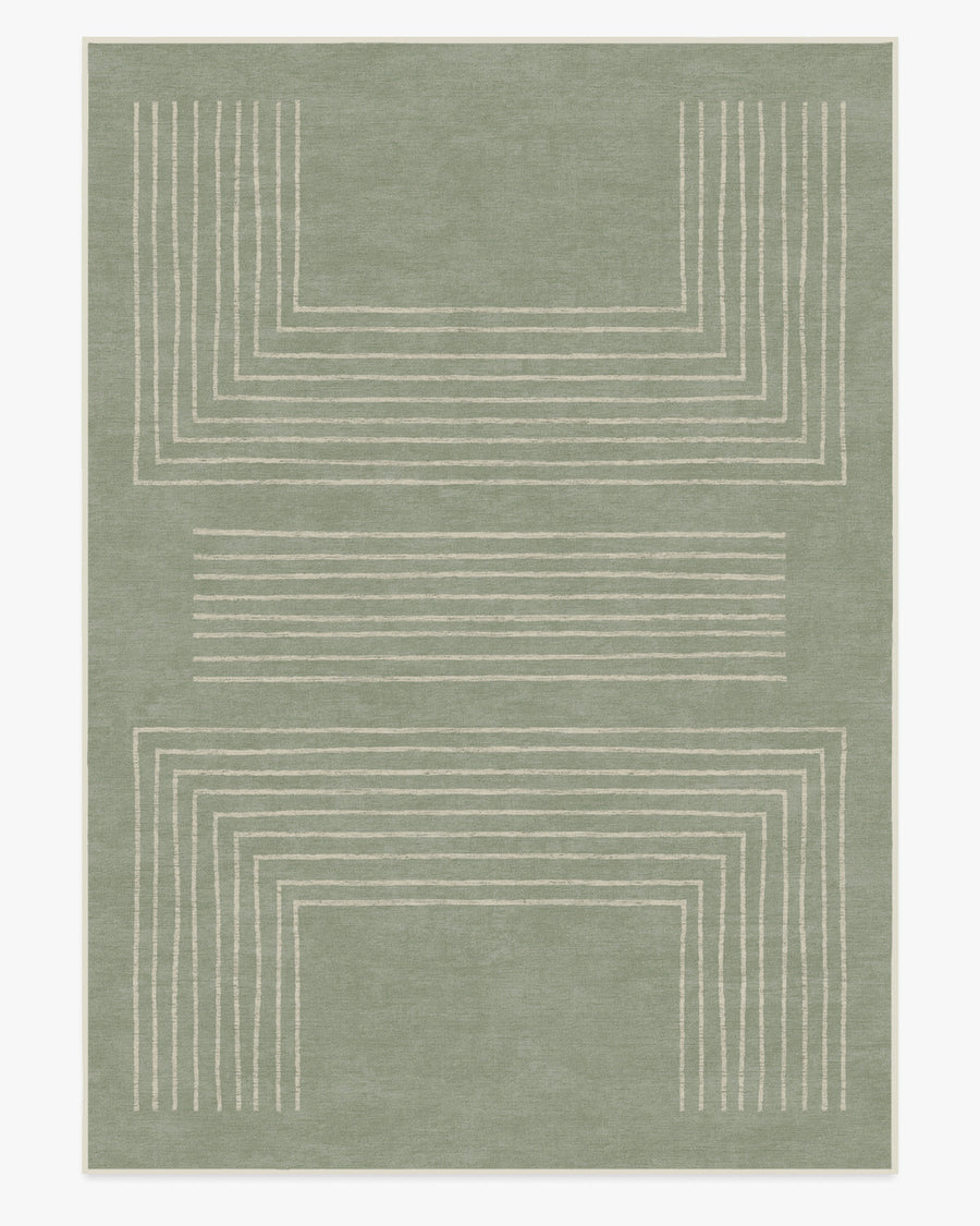 Valencia — Halı, Adaçayı Yeşili, AREA, beyaz zemin, 10x14