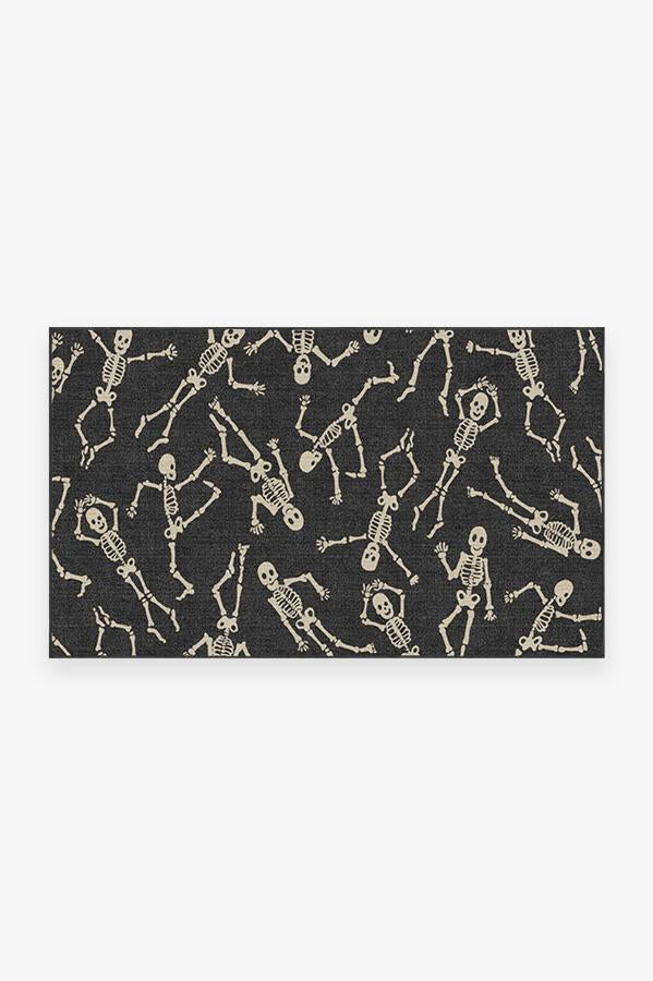 Bone Dance — Halı, Siyah, AREA, beyaz zemin, 3x5