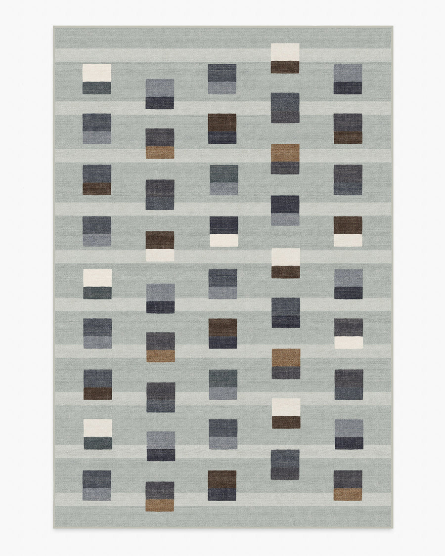 Pezzo — Halı, Gri, AREA, beyaz zemin, 6x9