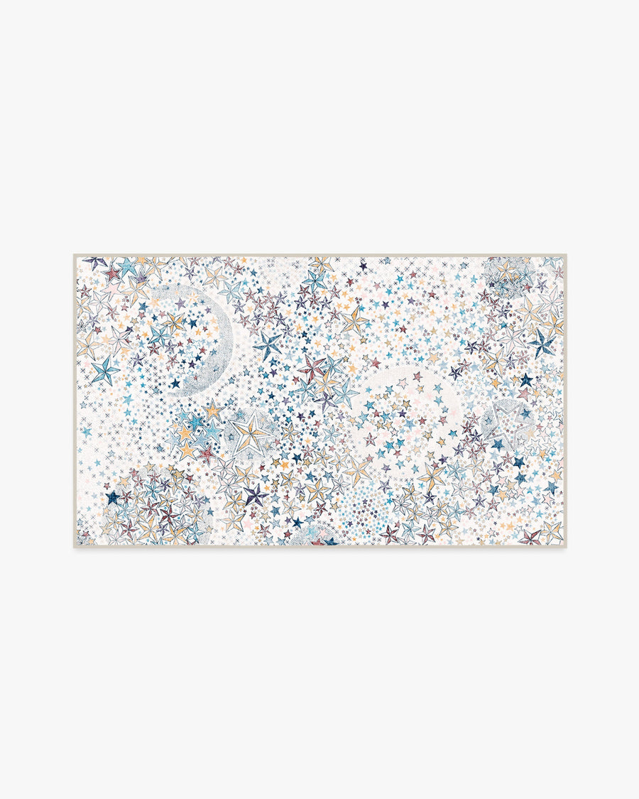Adelajda Confetti — Halı, Mavi, AREA, beyaz zemin, 3x5