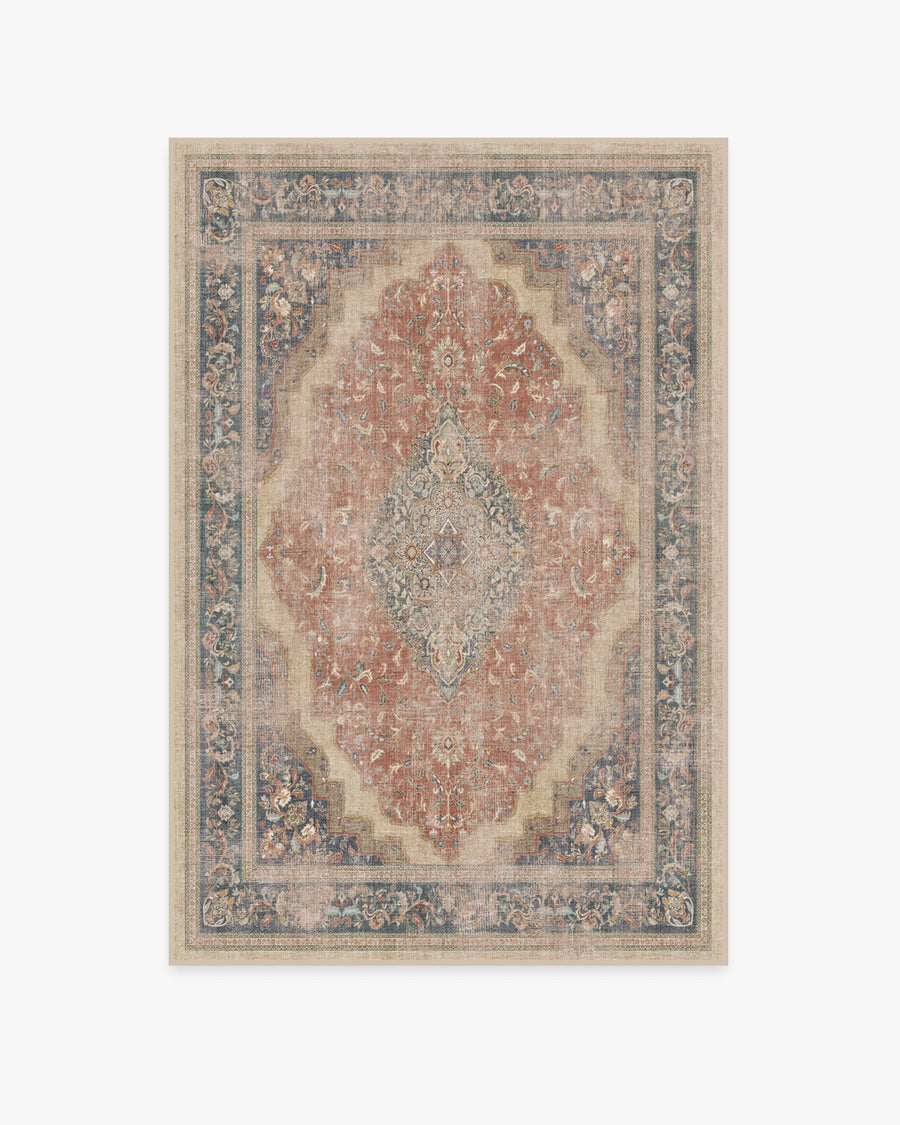 Adeline — Halı, Antique Kırmızı, AREA, beyaz zemin, 4x6