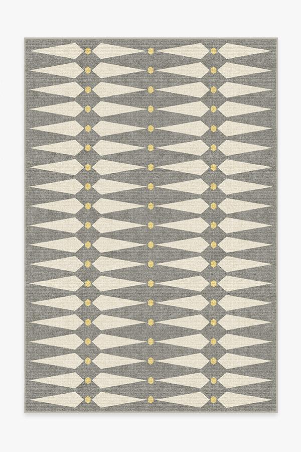 Carnaby Shadow Del Sol — Halı, Gri, AREA, beyaz zemin, 6x9