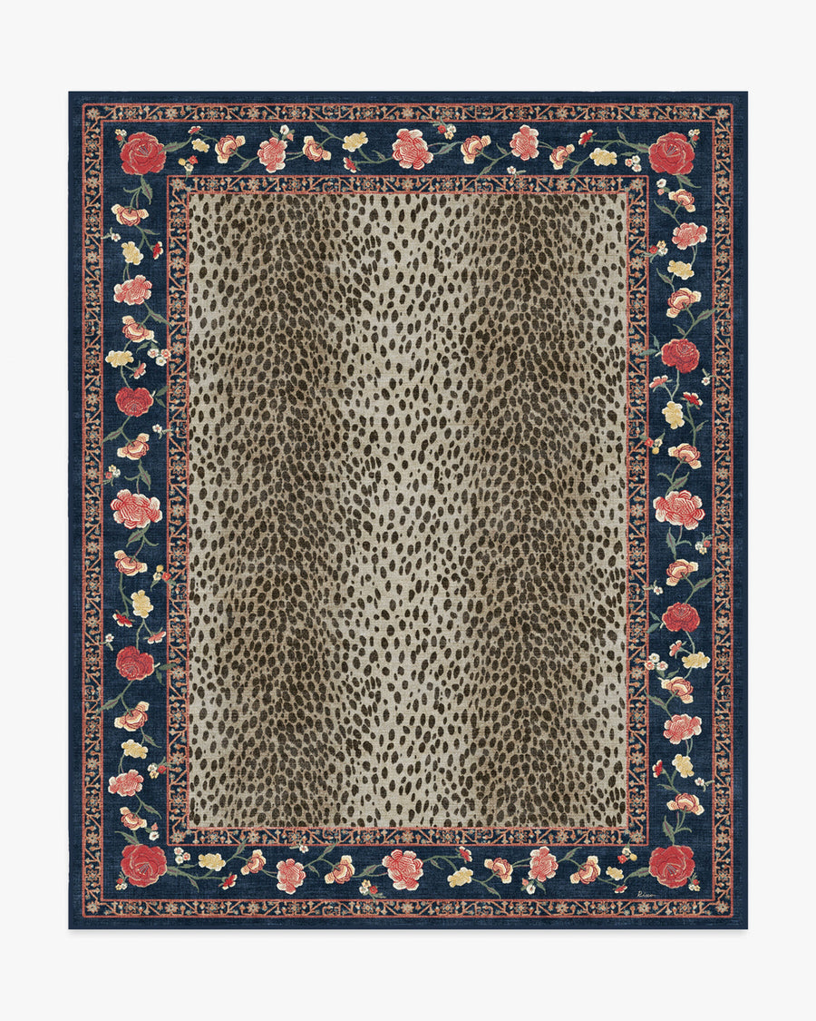 Kensington — Halı, Safir Kahverengi, AREA, beyaz zemin, 8x10