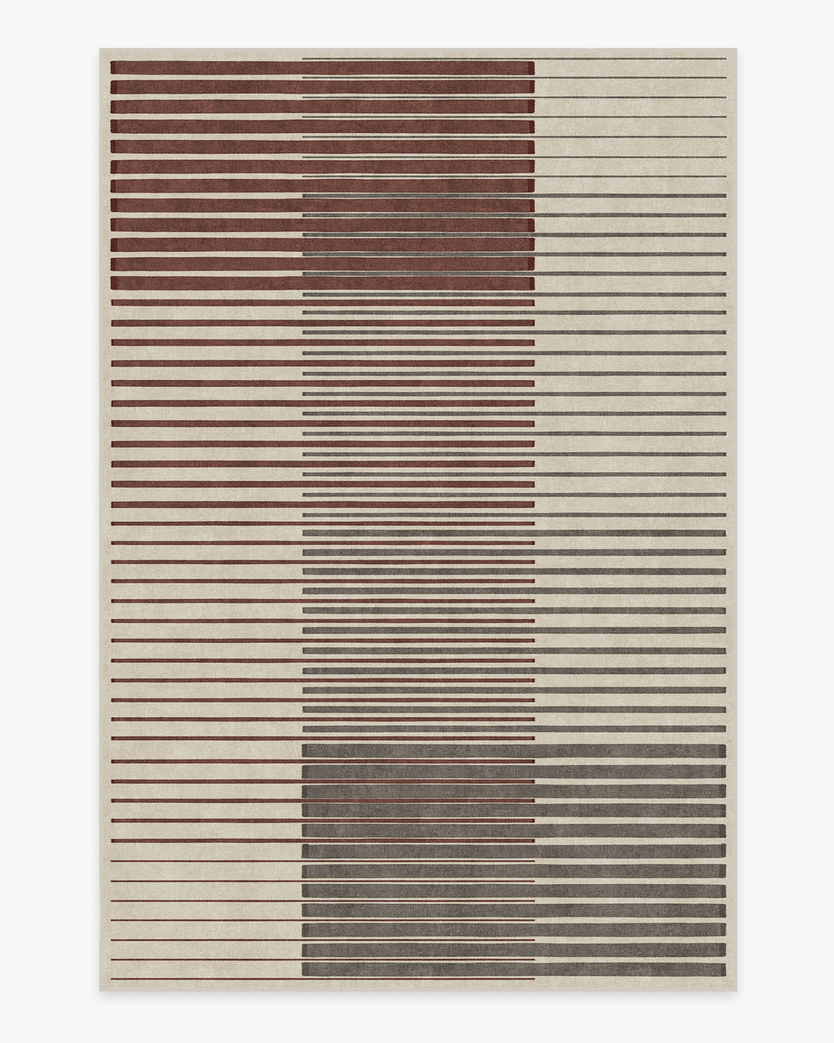 Gradasi Sumac — Halı, Kahverengi, AREA, beyaz zemin, 6x9