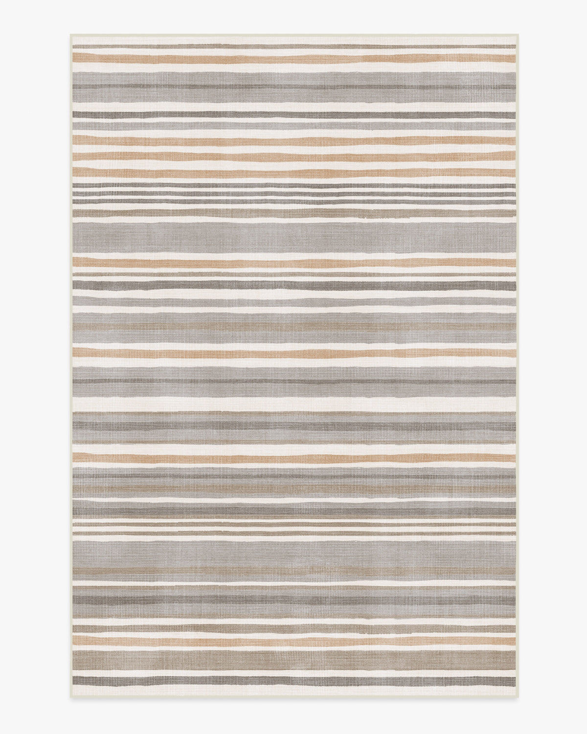 Elio Stripe — Halı, Gri Fildişi, AREA, beyaz zemin, 6x9