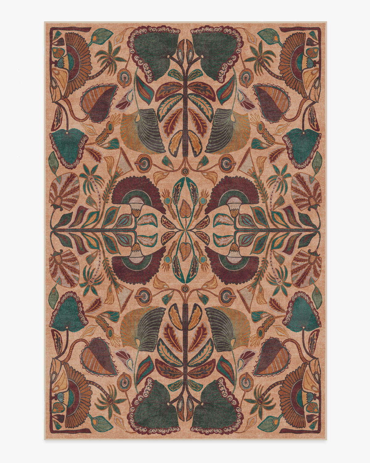 Justina Blakeney Georgia — Halı, Kaleidoscope, AREA, beyaz zemin, 6x9