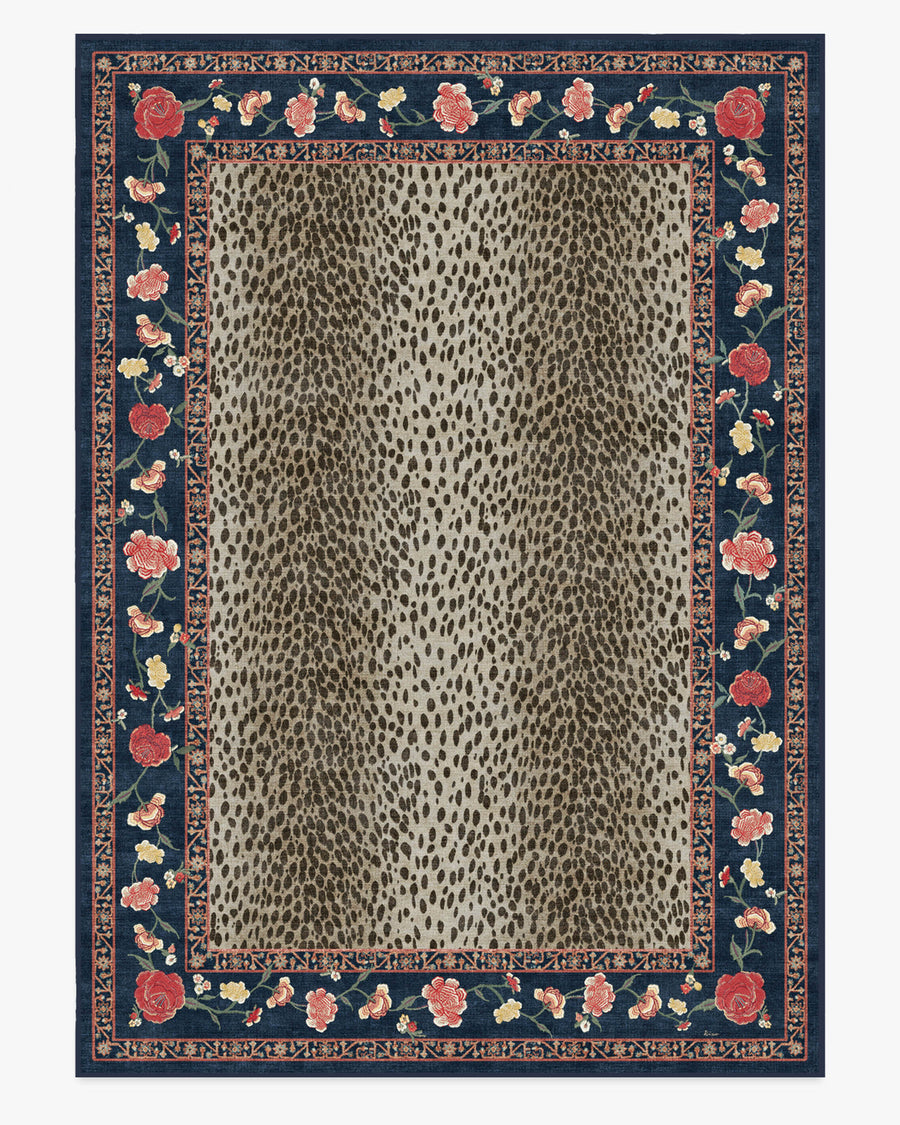 Kensington — Halı, Safir Kahverengi, AREA, beyaz zemin, 10x14