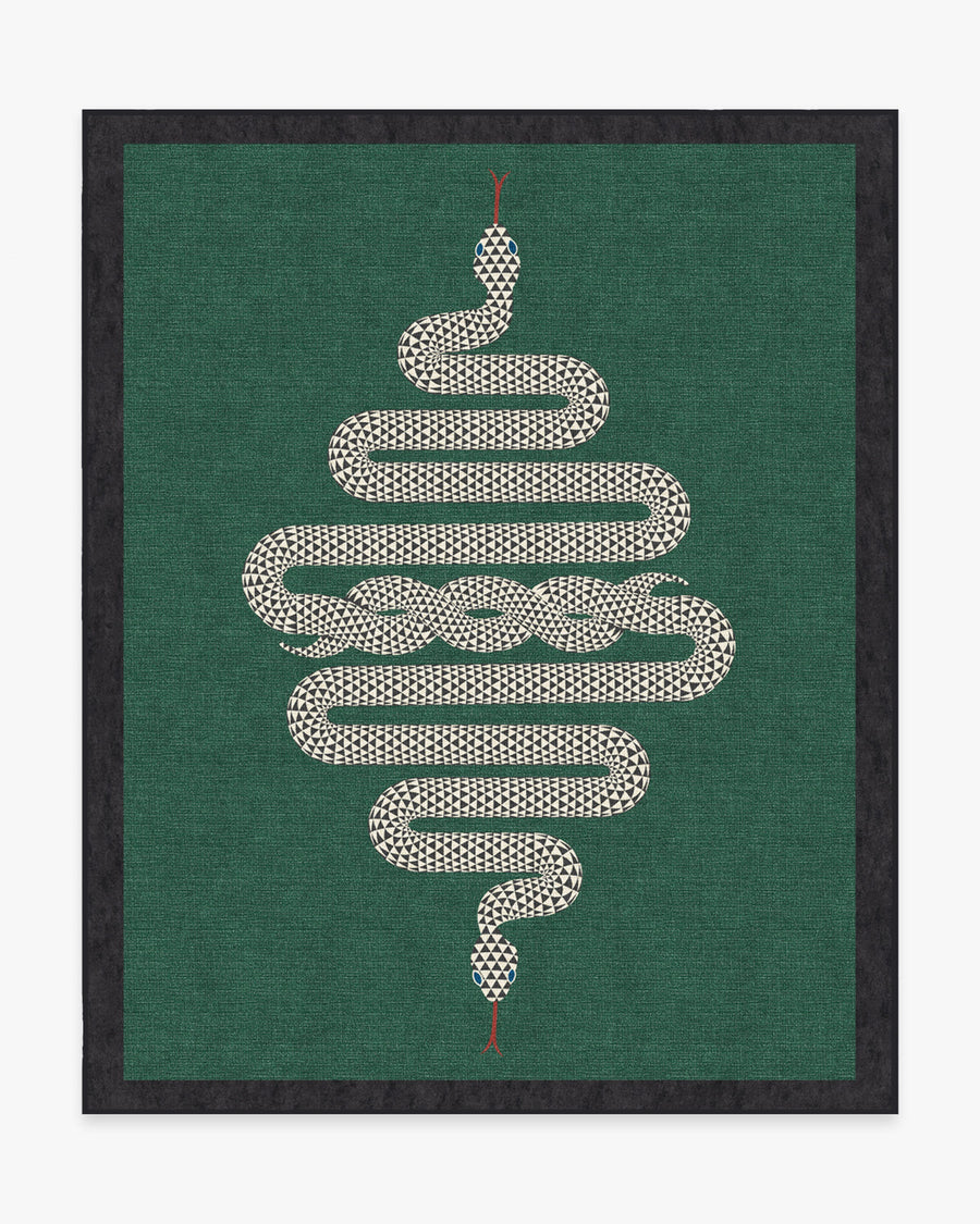 Venom — Halı, Emerald, AREA, beyaz zemin, 8x10