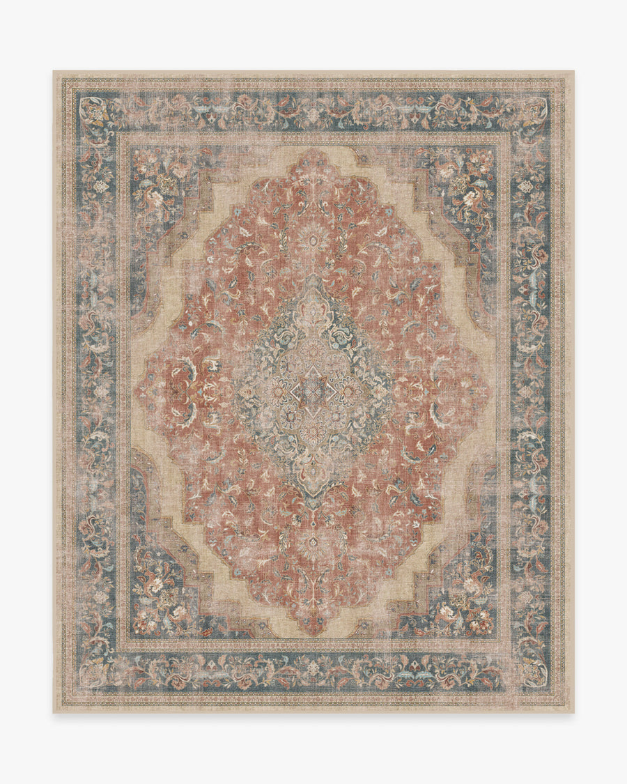 Adeline — Halı, Antique Kırmızı, AREA, beyaz zemin, 8x10