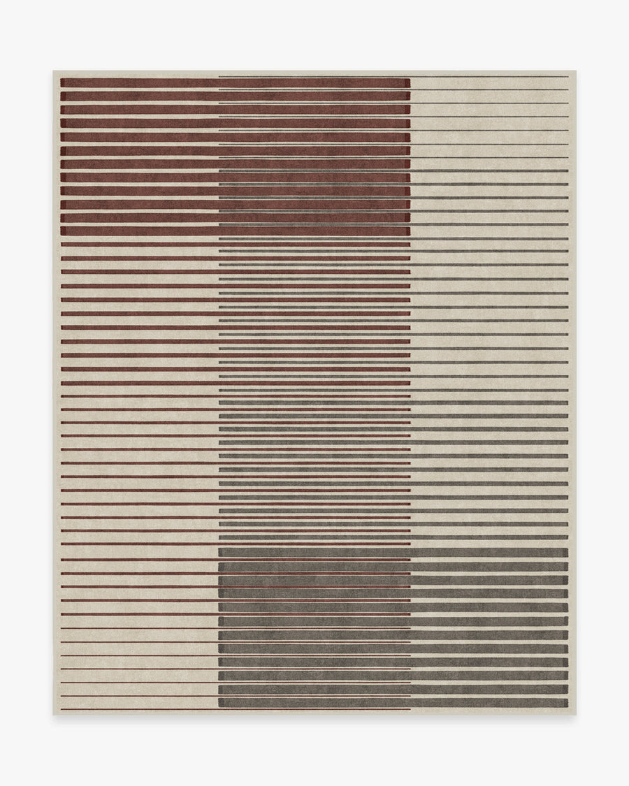 Gradasi Sumac — Halı, Kahverengi, AREA, beyaz zemin, 8x10