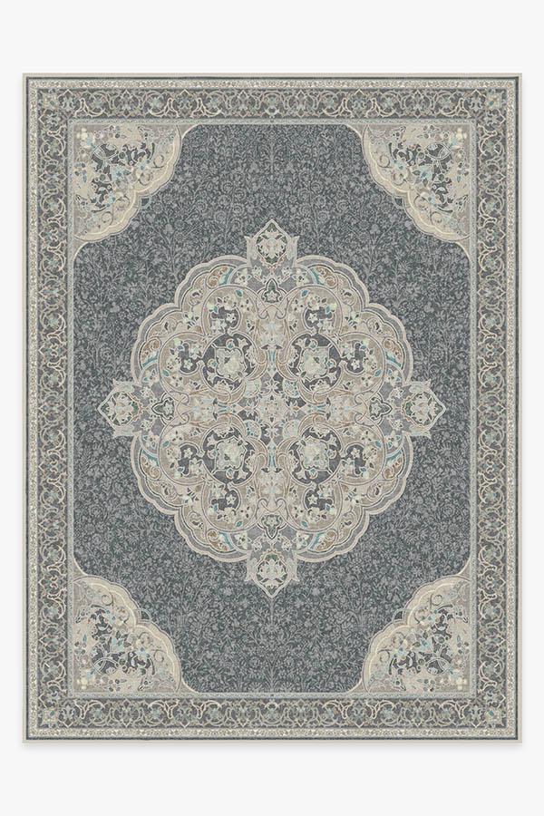 Mickey Persian — Halı, Abalone, AREA, beyaz zemin, 9x12