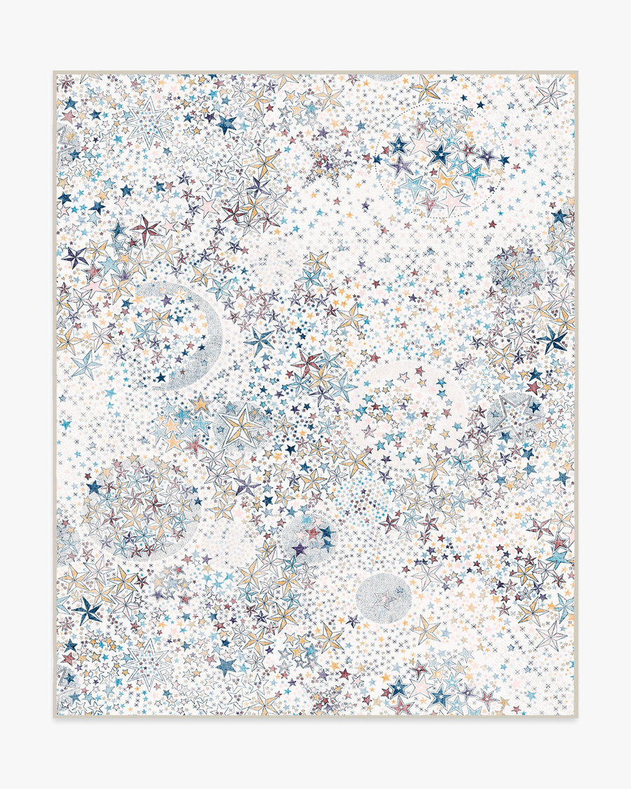 Adelajda Confetti — Halı, Mavi, AREA, beyaz zemin, 8x10