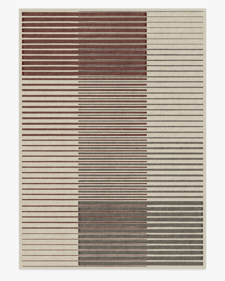 Gradasi Sumac — Halı, Kahverengi, AREA, beyaz zemin, 10x14