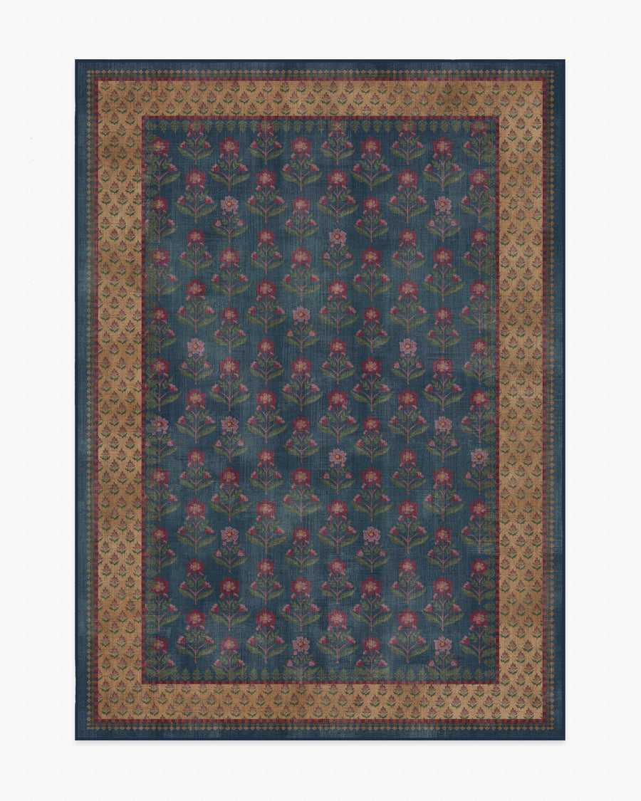 Sundara — Halı, Lacivert Bronze, AREA, beyaz zemin, 5x7