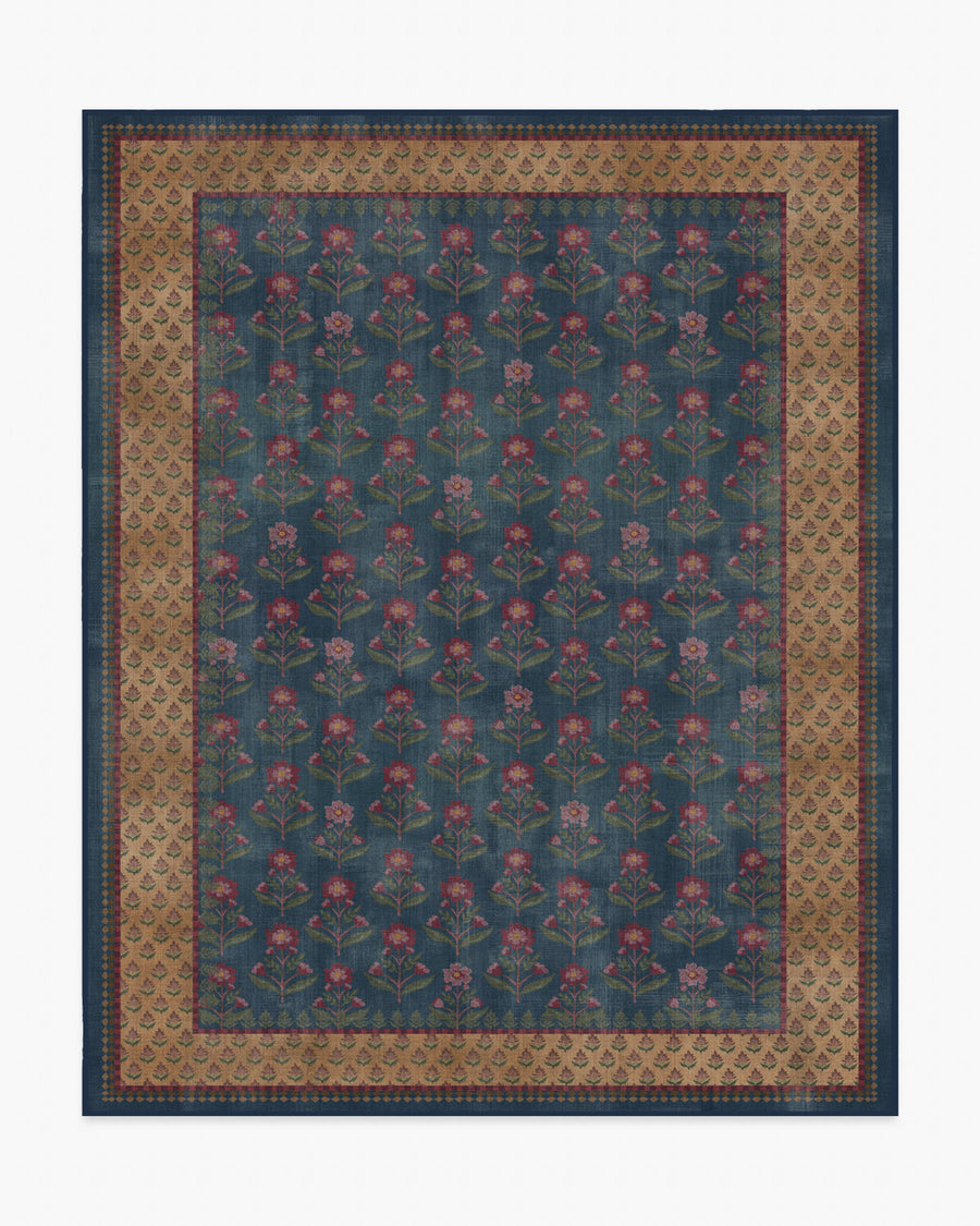 Sundara — Halı, Lacivert Bronze, AREA, beyaz zemin, 8x10