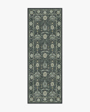 Morris And Co Montreal — Halı, Antrasit Abalone, RUNNER, beyaz zemin, 2x7