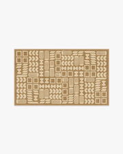 Rugatoni — Halı, Doğal, AREA, beyaz zemin, 3x5