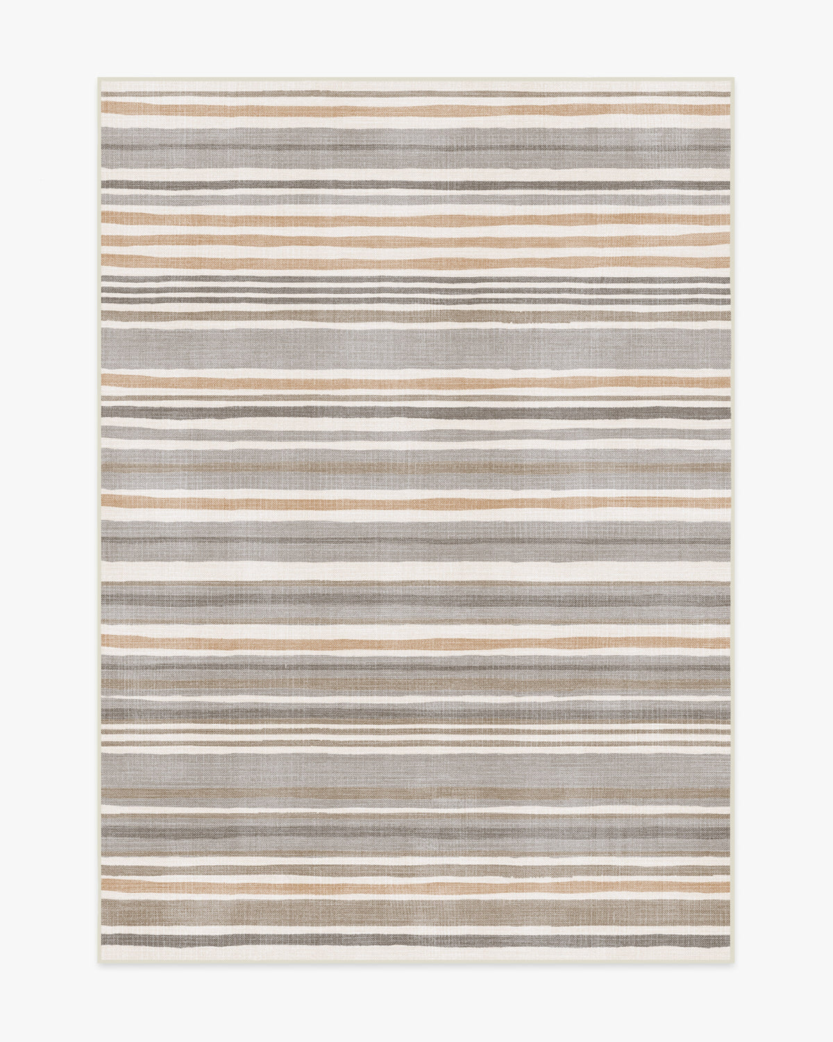 Elio Stripe — Halı, Gri Fildişi, AREA, beyaz zemin, 5x7