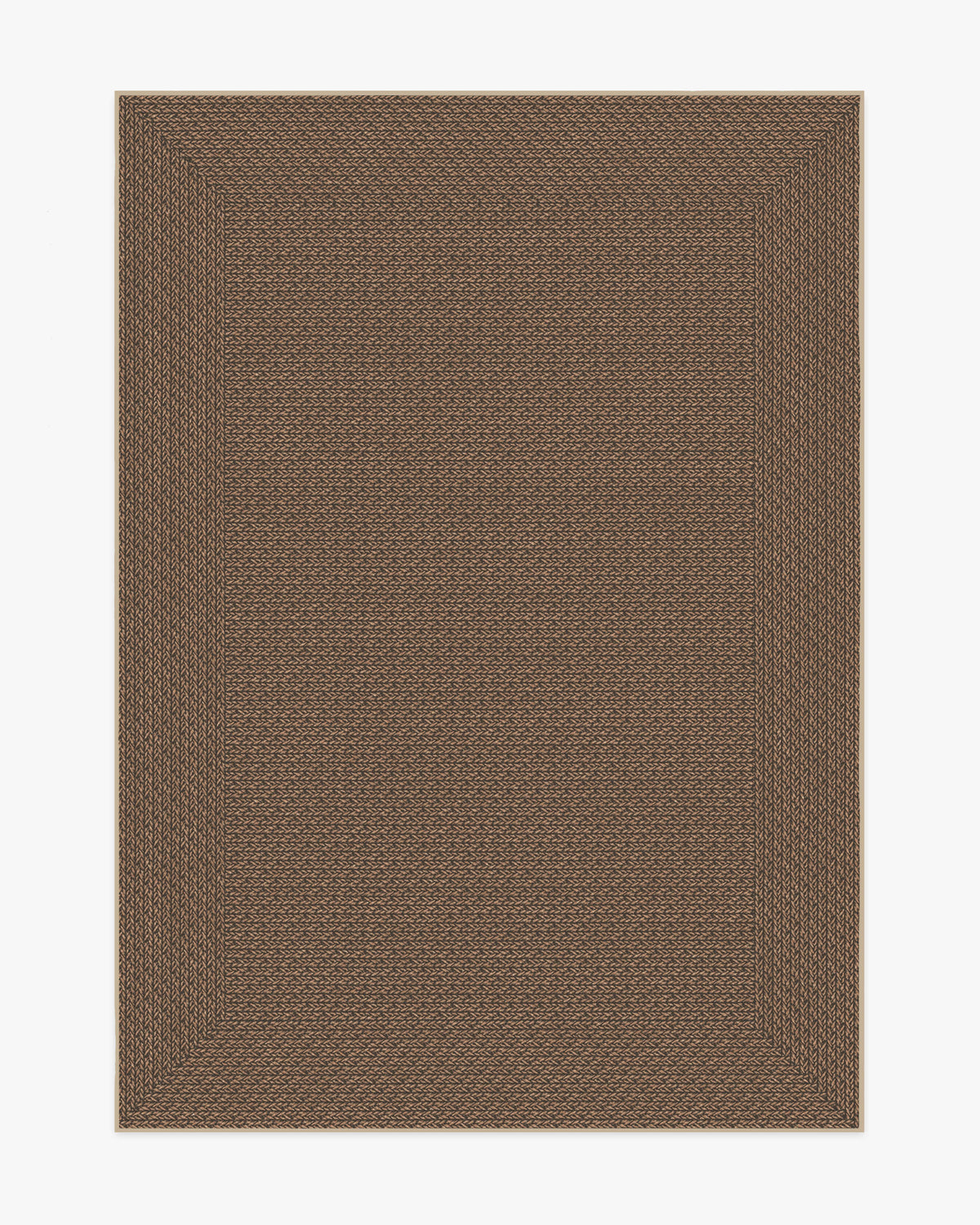 Border Braid — Halı, Kum, AREA, beyaz zemin, 5x7
