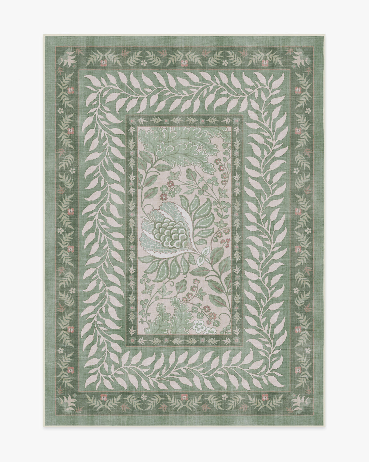 Provence — Halı, Adaçayı, AREA, beyaz zemin, 5x7