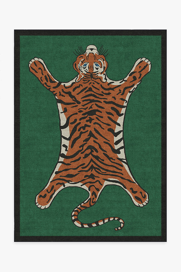 Tiger — Halı, Emerald, AREA, beyaz zemin, 5x7